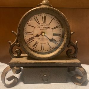 Roman numeral old towny clock